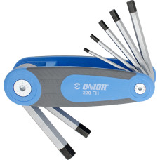 Unior 220FH Komplekts Seškanšuagon Atslēgas in folding holder 2.5 - 10/7