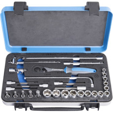 Unior 239D Muciņu komplekts 3/8 metāla kastē /30