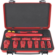 Unior 190VDEDP6P13B Izolēto VDE muciņu komplekts 1/2 metāla kastē 8 - 27/13