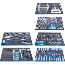 Unior 1011D Komplekts hand tools in SOS tool trays 0