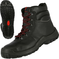 Nitras POWER STEP MID+, S3 CI HI HRO drošības zābaki, augsti, melni, EN ISO 20345, DGUV noteikums 112-191