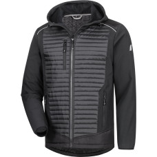Nitras MOTION TEX PLUS, stepēta softshell jaka, melna