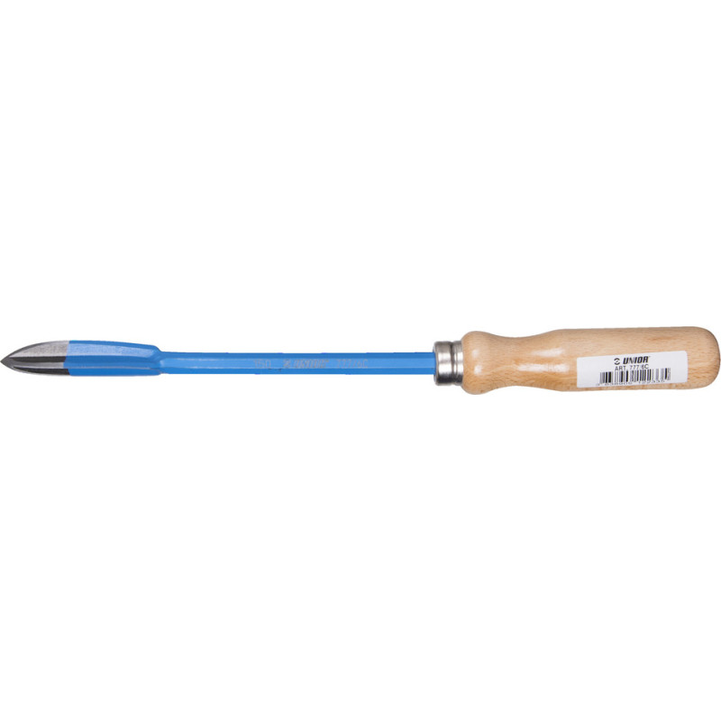 Unior 777/6C Triangular spoon scraper 150