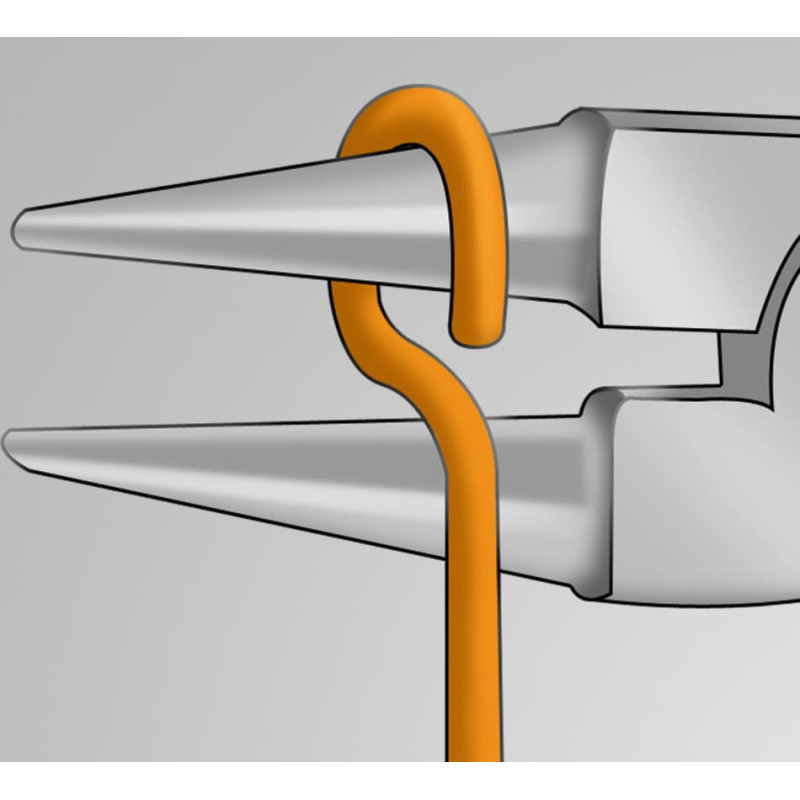 Unior 476/1VDEDP Long round nose Stangas 140