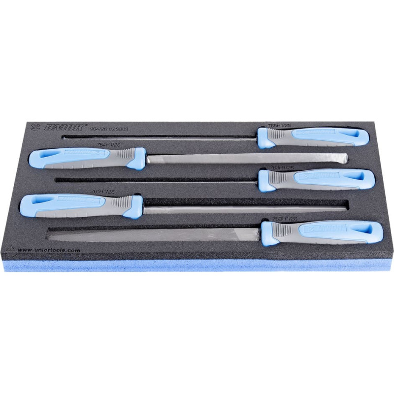 Unior 964/26 1/2SSOS Vīļu komplekts vidēji raupjš SOS panelī (5 gab.)