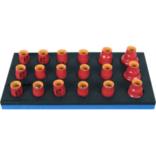 Unior 964VDE5 Komplekts Muciņa ar izolāciju VDE Atslēgas 1/2 in SOS tool tray 0