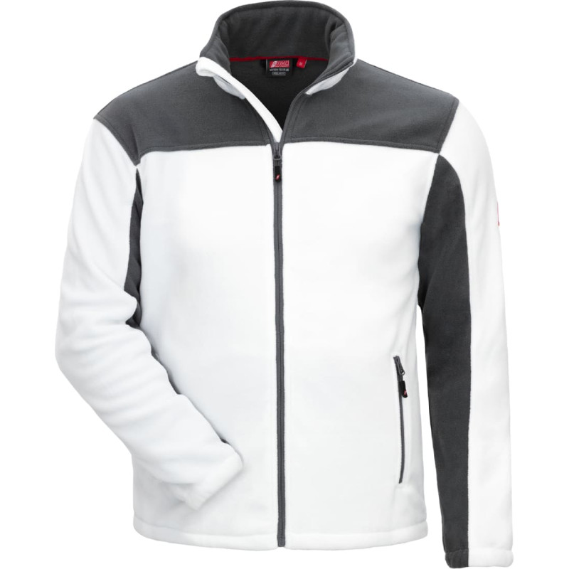 Nitras MOTION TEX PLUS, flīsa jaka, balta/pelēka