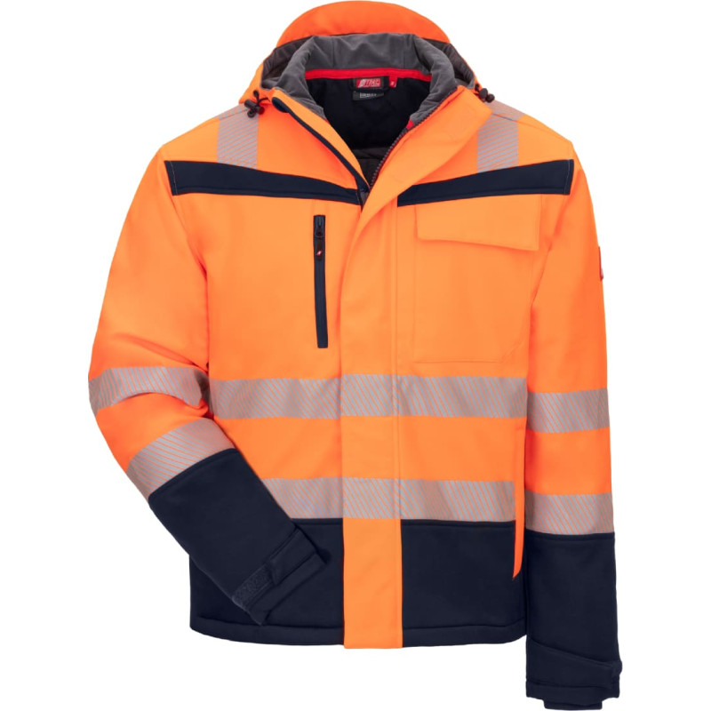 Nitras MOTION TEX VIZ PLUS, labi redzama ziemas softshell jaka, EN ISO 13688, EN ISO 20471
