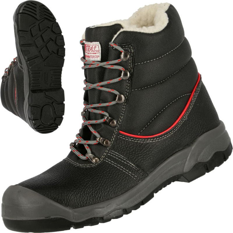 Nitras STEP MID+ W, S3 drošības ziemas zābaki, augsti, melni, EN ISO 20346