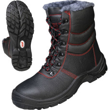 Nitras BASIC STEP MID+ W, S3 drošības ziemas zābaki, augsti, melni, EN ISO 20345