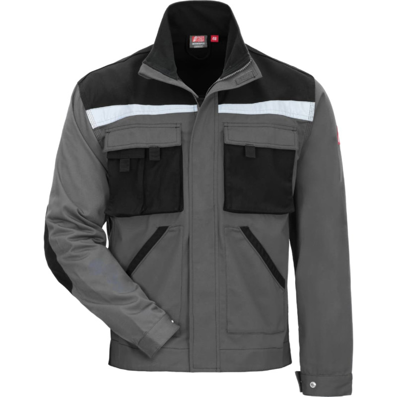 Nitras MOTION TEX PLUS, darba jaka, pelēka/melna, OEKO-TEX