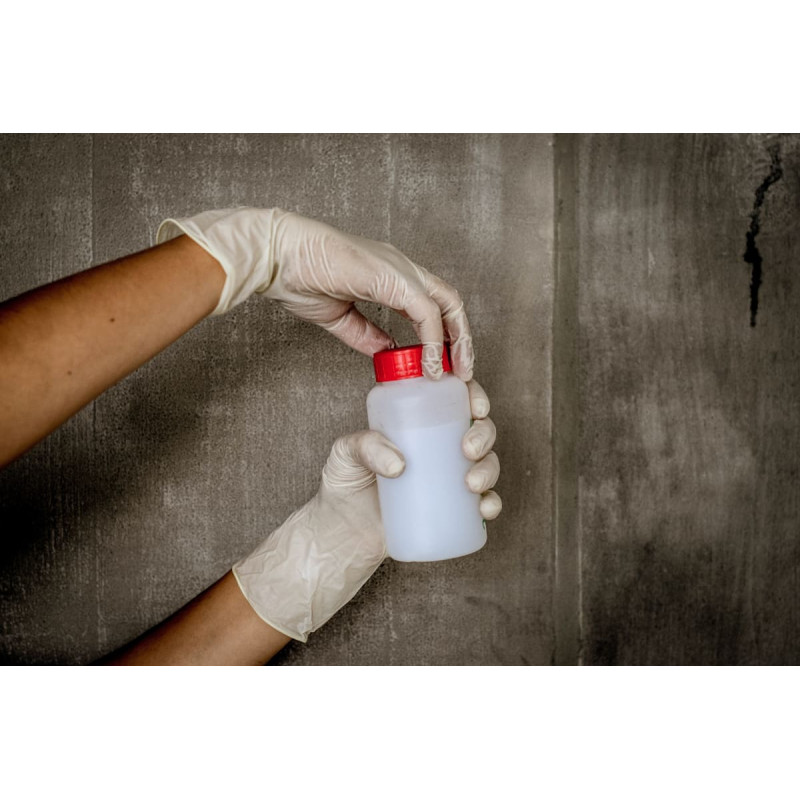 Nitras IDEAL CARE, lateksa vienreizējās lietošanas cimdi, dabīgā krāsā, kastīte pa 100 gab.