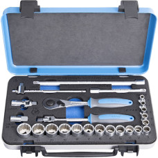 Unior 239A12P24 Muciņu komplekts 3/8 metāla kastē 6 - 22/24