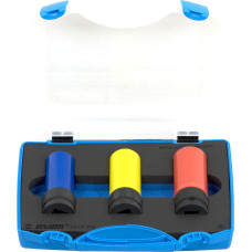 Unior 231/4PPB Komplekts 1/2 impact Muciņas alumīnija diskiem plastmasas kastē 17 - 21/3