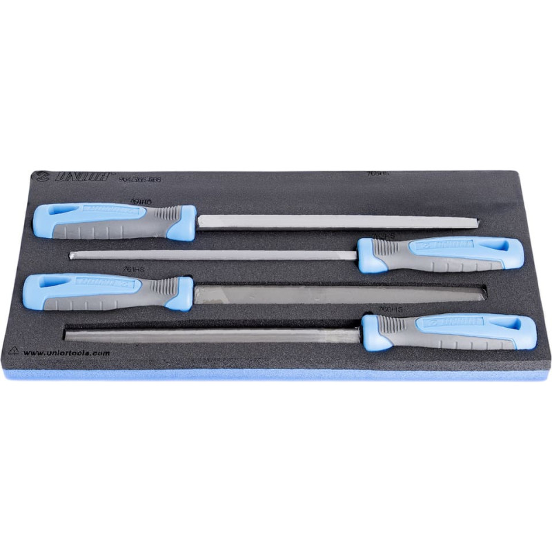 Unior 964/26SSOS Komplekts smooth Vīles in SOS tool tray /5