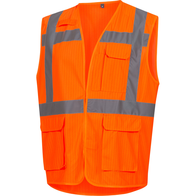 Nitras labi pamanāma veste, neona oranža, EN ISO 13688, EN ISO 20471, EN 1149
