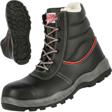 Nitras STEP MID+ MF W, S3 CI drošības ziemas zābaki, augsti, melni, EN ISO 20345, DGUV noteikums 112-191