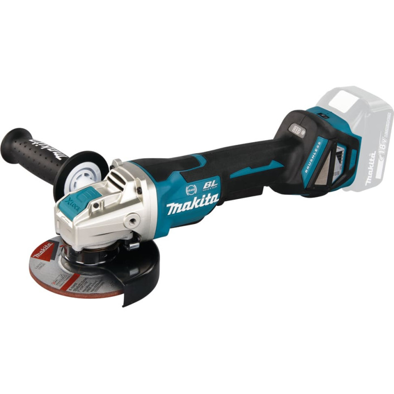 Makita LXT® Akumulatora leņķa slīpmašīna X-LOCK - 18V • 125 mm • 3 000 – 8 500 min⁻¹ DGA519Z