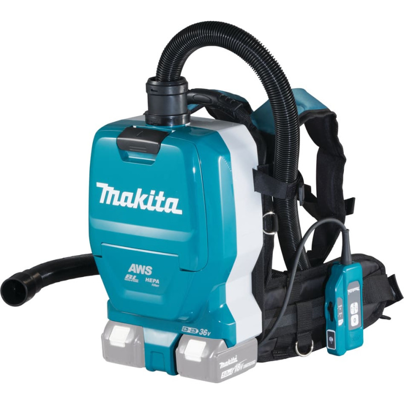 Makita LXT® mugursoma sputekļu sūcējs  - 18V X2 • 11 kPa • 2 L DVC265ZXU