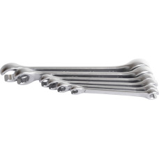 Unior Set of offset open ring wrenches in carton box
