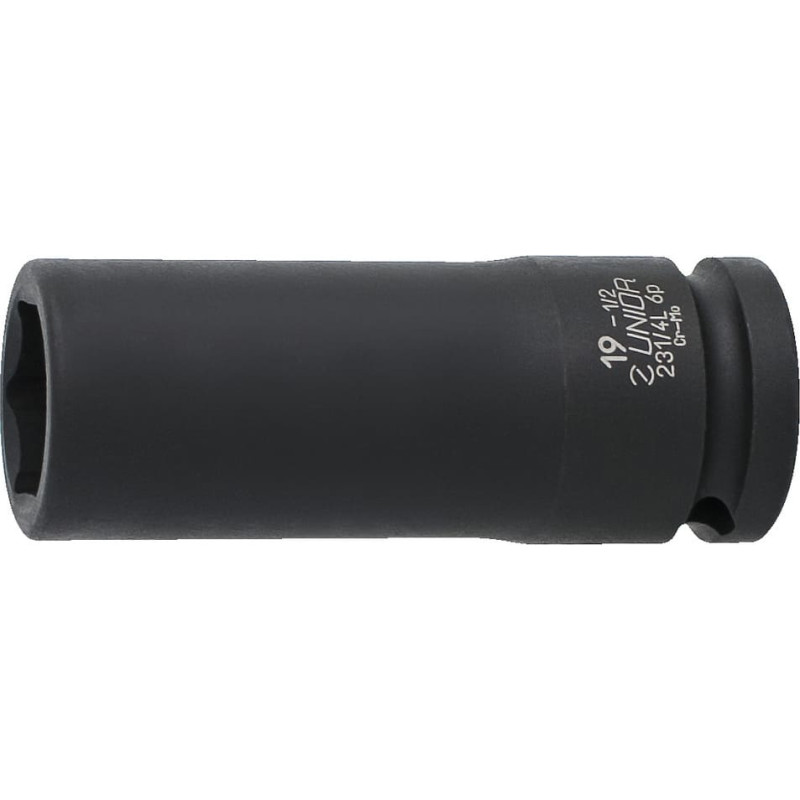 Unior 231/4L6p Triecienizturīga muciņa 1/2, garā, 6-kanšu 28