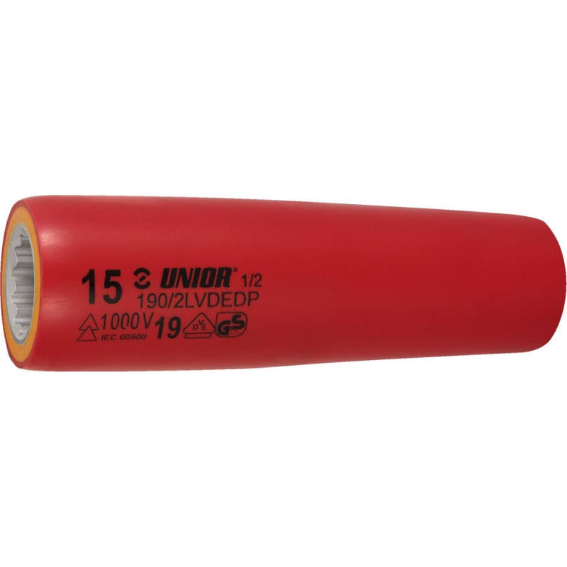 Unior 190/2LVDEDP Muciņa ar izolāciju VDE 1/2, garā, 12-kanšu 12