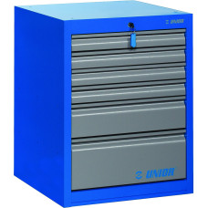 Unior 990WD6LC100 Atvilktņu skapis 663x650x870mm ar 6 atvilktnēm