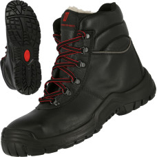 Nitras POWER STEP MID+ W, S3 CI HI HRO drošības ziemas zābaki, augsti, melni, EN ISO 20345, DGUV noteikums 112-191