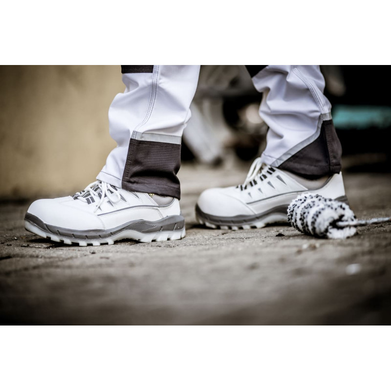 Nitras SPORT STEP WH, S3 drošības apavi, balti, EN ISO 20345, EN 61340-4-3, DGUV noteikums 112-191