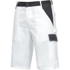 Nitras MOTION TEX LIGHT, darba bikses, īsas, baltas/pelēkas, OEKO-TEX