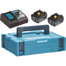 Makita LXT® Lādēšanas komplekts - 18V • BL1860B x2 • DC18RC • LXT® 198116-4
