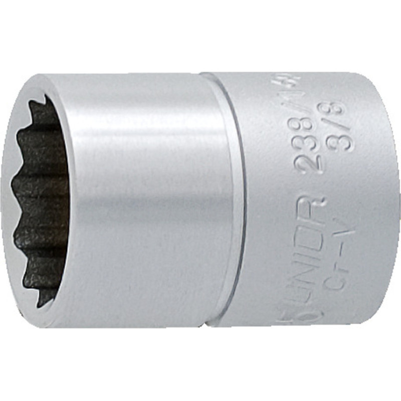 Unior 238/1 12p Muciņa 3/8, 12-kanšu 13/16
