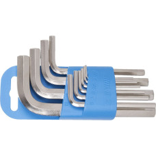 Unior 220/3PH L-veida seškantatslēgu komplekts on plastic clip 1,5 - 10/9