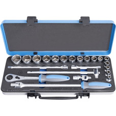 Unior 190BI6P22IN Muciņu komplekts 1/2 metāla kastē /22