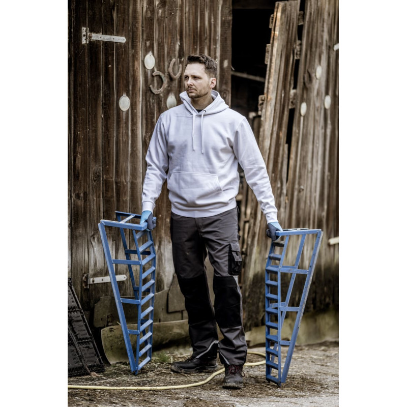 Nitras MOTION TEX LIGHT, džemperis ar kapuci, balts, OEKO-TEX