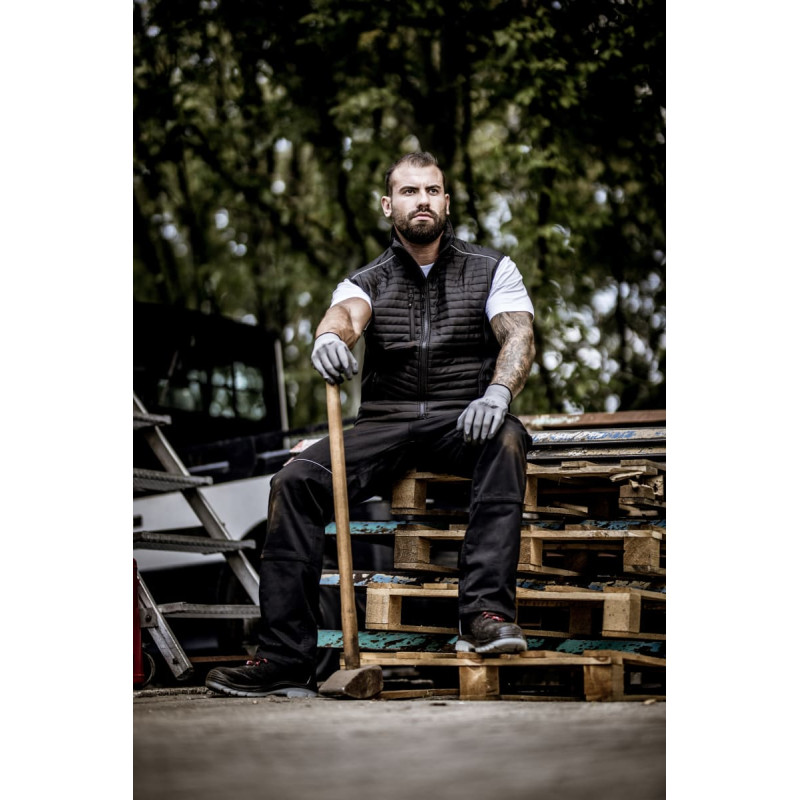 Nitras MOTION TEX PLUS, softshell veste, melna