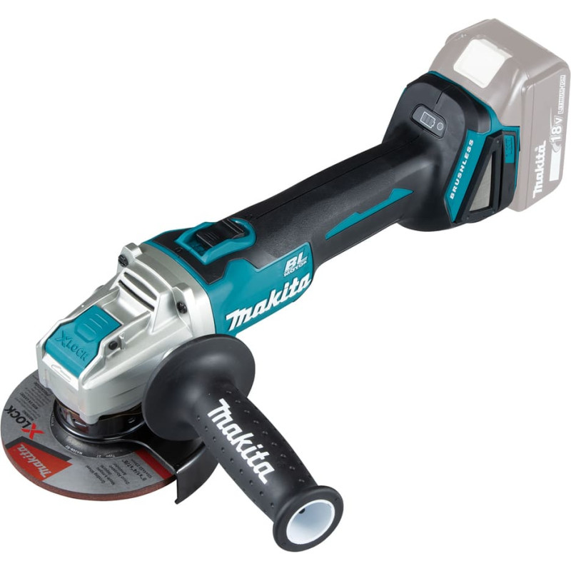 Makita LXT® leņķa slīpmašīna - 18V • 125 mm •  8 500 min⁻¹ DGA521ZX1