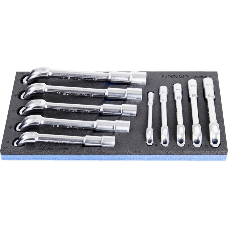 Unior 964/18ASOS Komplekts offset Muciņu atslēgas in SOS tool tray 8 - 19/10