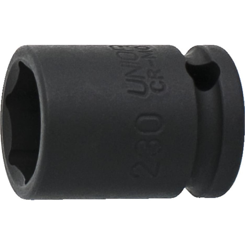 Unior 230/4 6p Triecienizturīga muciņa 3/8, 6-kanšu 19