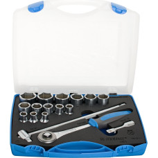 Unior 190-6P17 Muciņu komplekts 1/2 plastmasas kastē 10 - 32/17