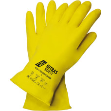 Nitras YELLOW CLEANER, ķīmiskās aizsardzības cimdi, dzelteni, EN 388, EN ISO 374