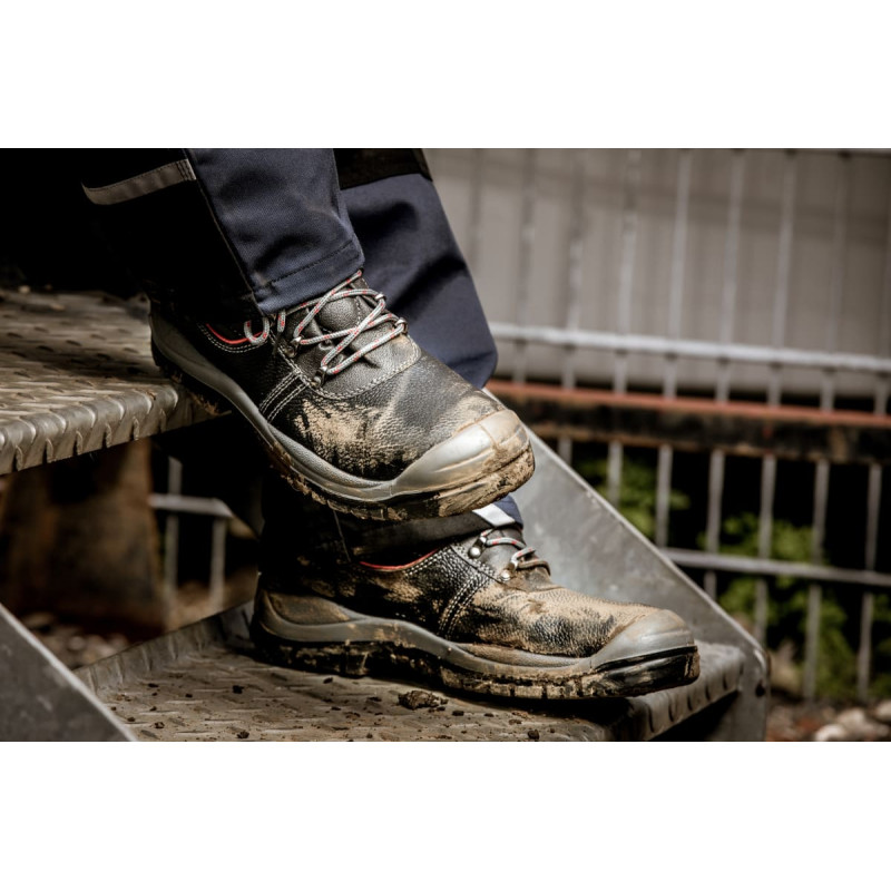 Nitras STEP MID, S3 drošības zābaki, pusaugsti, melni, EN ISO 20345