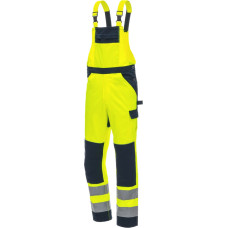 Nitras MOTION TEX VIZ, augstas redzamības kombinezons ar krūšdaļu, EN ISO 13688, EN ISO 20471