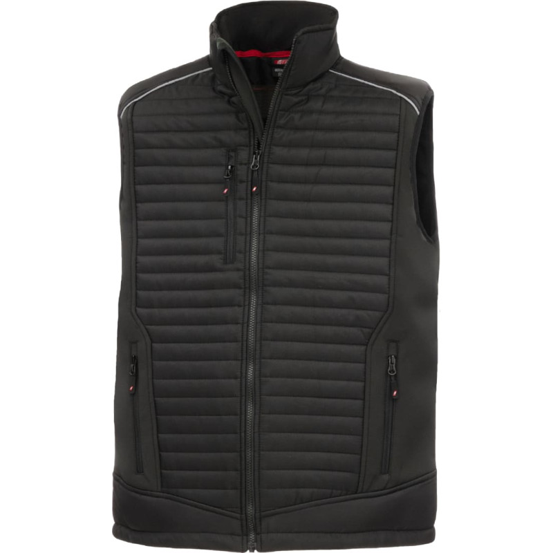 Nitras MOTION TEX PLUS, softshell veste, melna