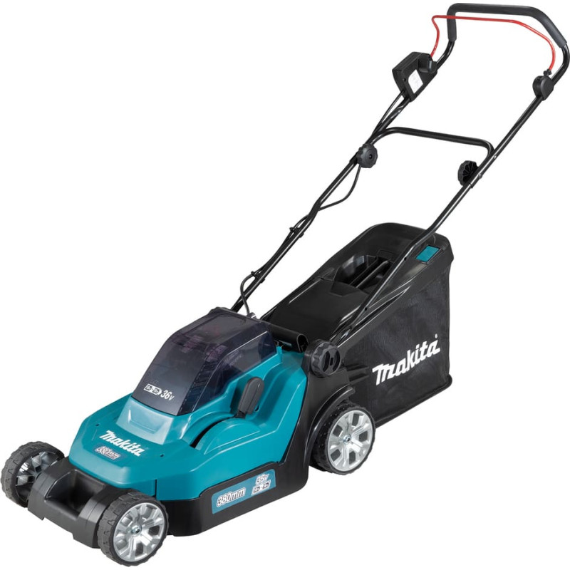 Makita Akumulatora mauriņa pļaujmašīna - 18V X 2 • 2x4,0Ah, DC18SH • 38 cm • 40 L DLM382CM2