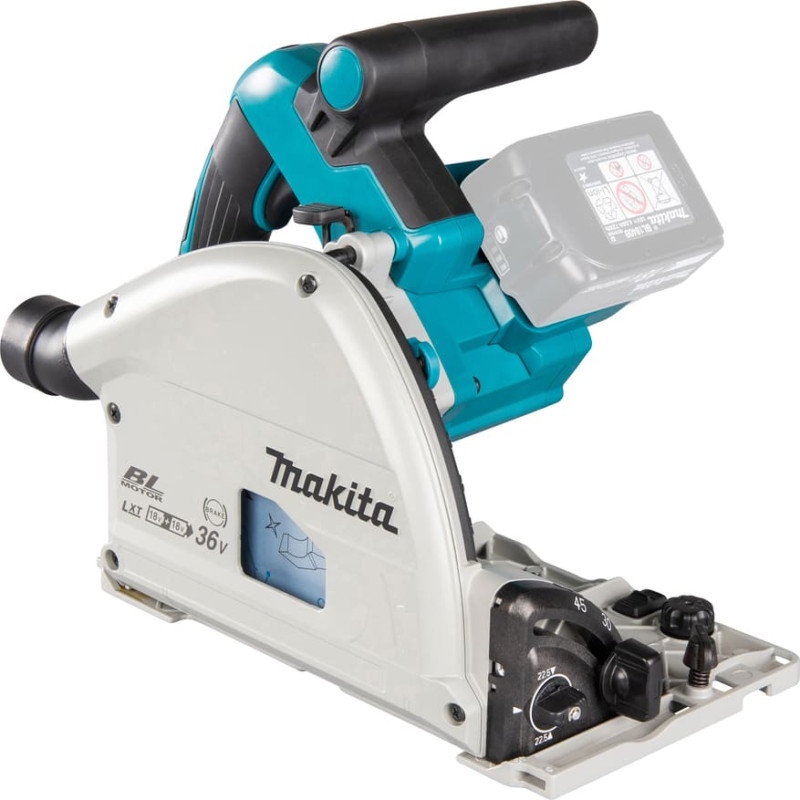 Makita LXT® ripzāģis, Bluetooth - 18V X2 • 2500-6300min⁻¹ • 165mm DSP601ZJU