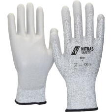 Nitras antistatiski cimdi, pelēki, EN 388