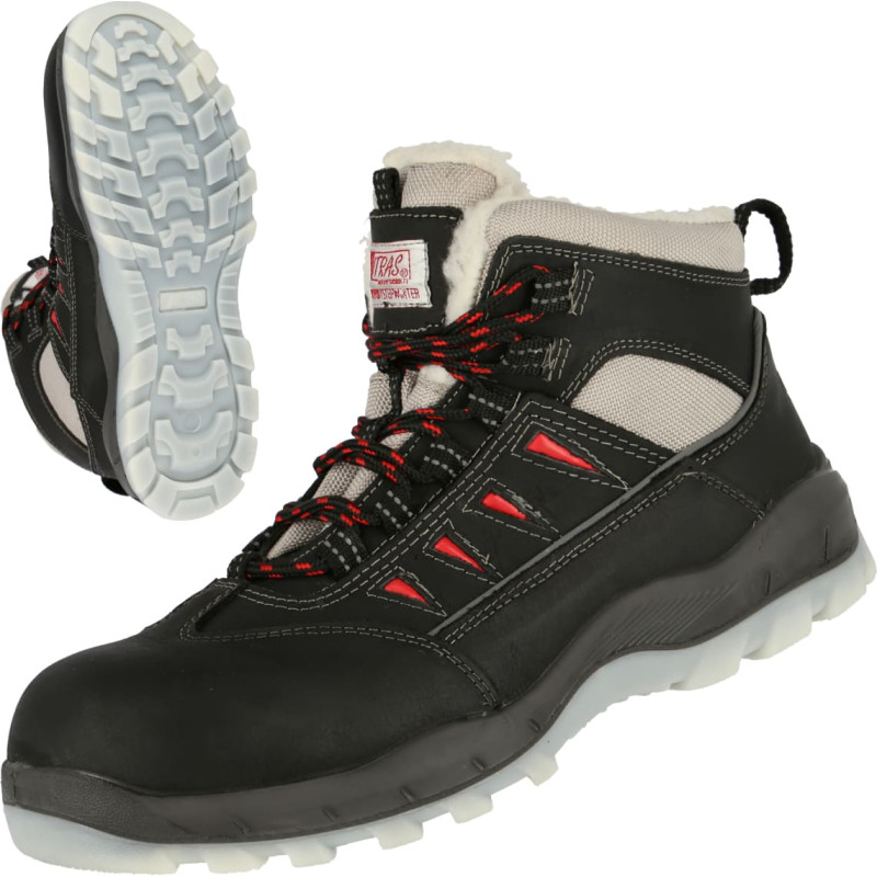 Nitras SPORT STEP MID W, S3 CI drošības ziemas zābaki, pusaugsti, melni, EN ISO 20345, DGUV Noteikums 112-191