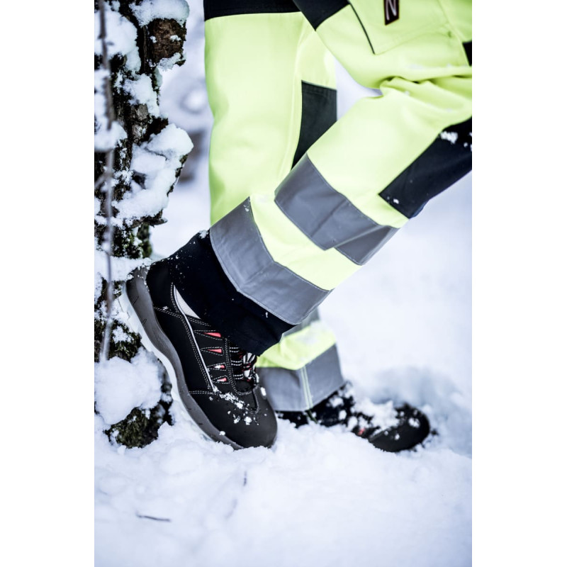 Nitras SPORT STEP MID W, S3 CI drošības ziemas zābaki, pusaugsti, melni, EN ISO 20345, DGUV Noteikums 112-191