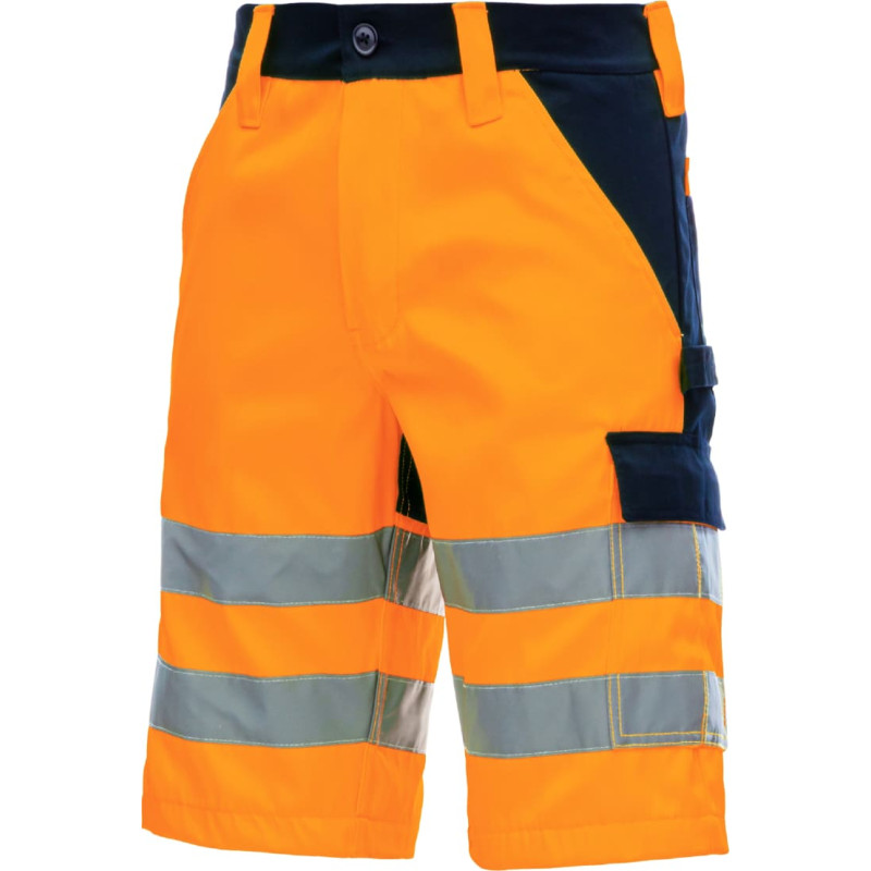 Nitras MOTION TEX VIZ, augstas redzamības darba bikses, īsas, EN ISO 13688, EN ISO 20471